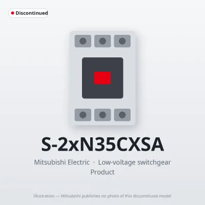 S-2xN35CXSA Mitsubishi Low-voltage switchgear Magnetic Contactor