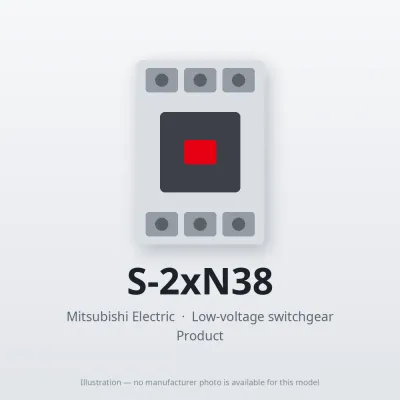 S-2xN38 Mitsubishi Low-voltage switchgear Magnetic Contactor