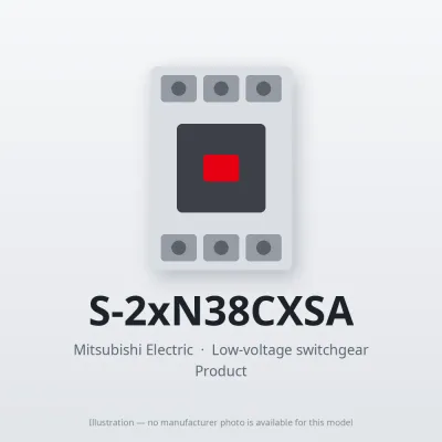S-2xN38CXSA Mitsubishi Low-voltage switchgear Magnetic Contactor
