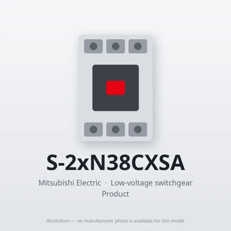 S-2xN38CXSA Mitsubishi Low-voltage switchgear Magnetic Contactor