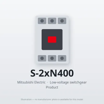 S-2xN400 Mitsubishi Low-voltage switchgear Magnetic Contactor