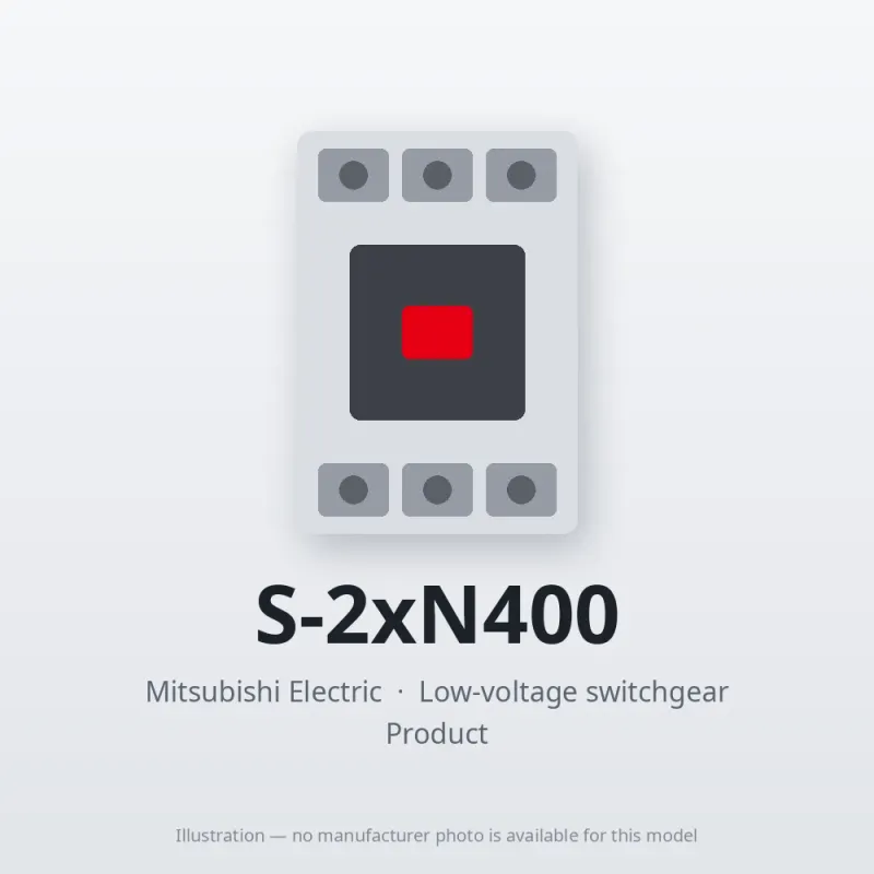 S-2xN400 Mitsubishi Low-voltage switchgear Magnetic Contactor
