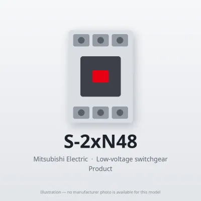 S-2xN48 Mitsubishi Low-voltage switchgear Magnetic Contactor