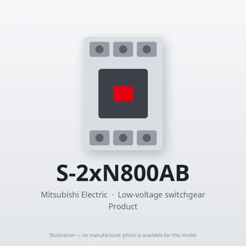 S-2xN800AB Mitsubishi Low-voltage switchgear Magnetic Contactor