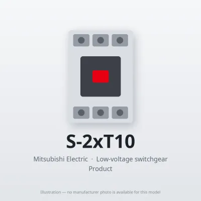 S-2xT10 Mitsubishi Low-voltage switchgear Magnetic Contactor