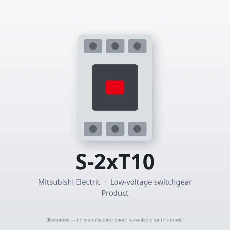 S-2xT10 Mitsubishi Low-voltage switchgear Magnetic Contactor