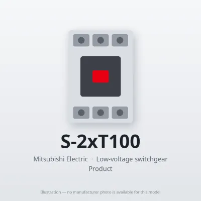 S-2xT100 Mitsubishi Low-voltage switchgear Magnetic Contactor