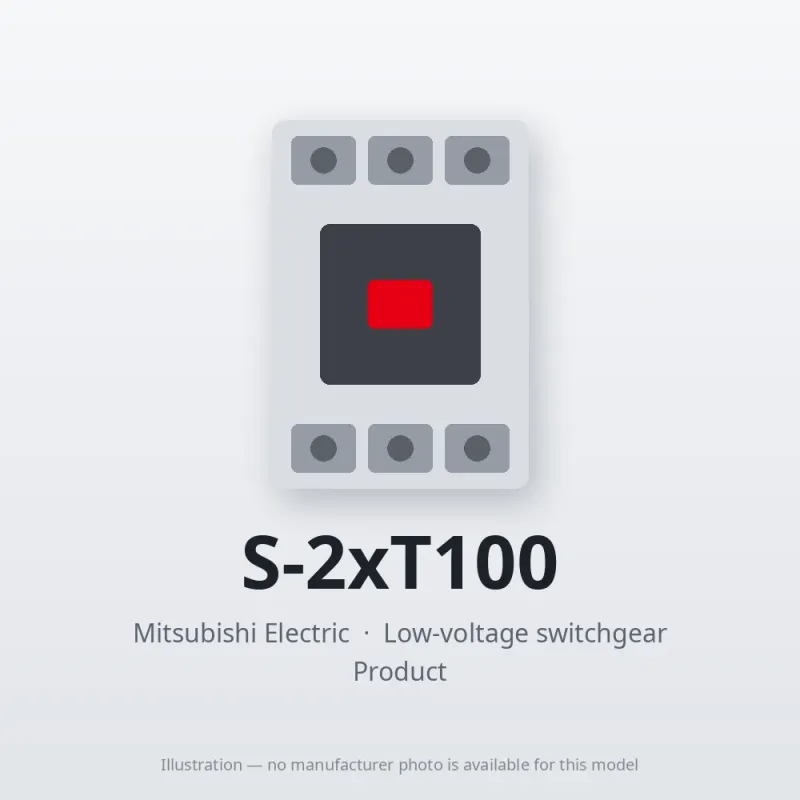 S-2xT100 Mitsubishi Low-voltage switchgear Magnetic Contactor