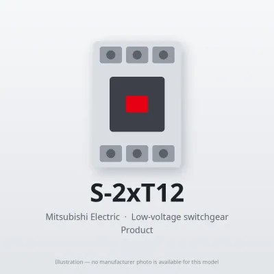 S-2xT12 Mitsubishi Low-voltage switchgear Magnetic Contactor