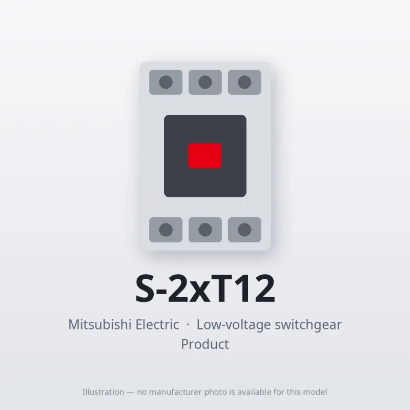 S-2xT12 Mitsubishi Low-voltage switchgear Magnetic Contactor