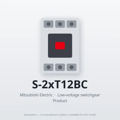 S-2xT12BC Mitsubishi Low-voltage switchgear Magnetic Contactor