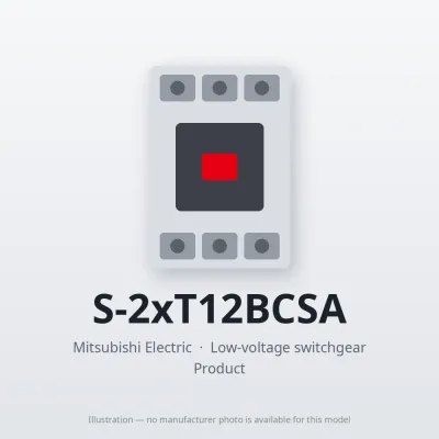 S-2xT12BCSA Mitsubishi Low-voltage switchgear Magnetic Contactor
