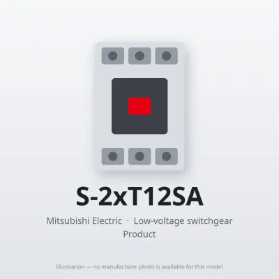 S-2xT12SA Mitsubishi Low-voltage switchgear Magnetic Contactor