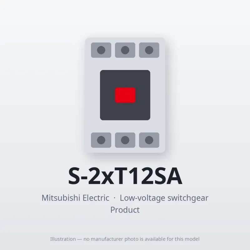 S-2xT12SA Mitsubishi Low-voltage switchgear Magnetic Contactor