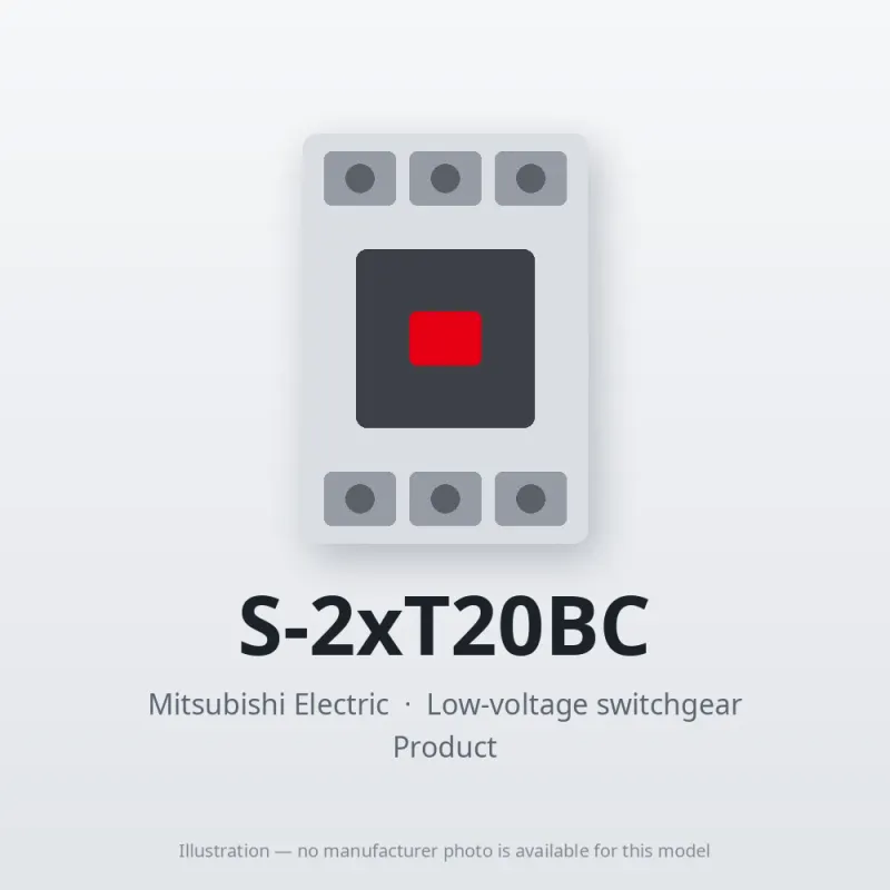 S-2xT20BC Mitsubishi Low-voltage switchgear Magnetic Contactor
