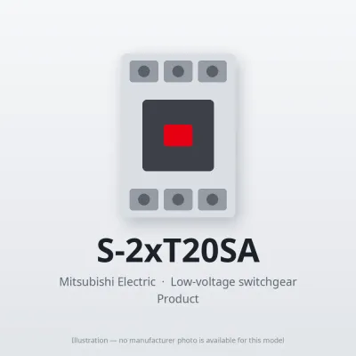 S-2xT20SA Mitsubishi Low-voltage switchgear Magnetic Contactor