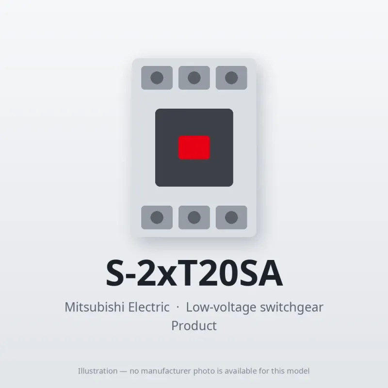 S-2xT20SA Mitsubishi Low-voltage switchgear Magnetic Contactor