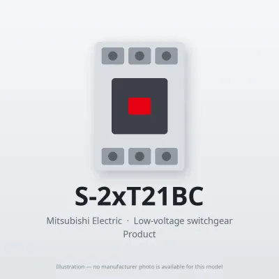 S-2xT21BC Mitsubishi Low-voltage switchgear Magnetic Contactor