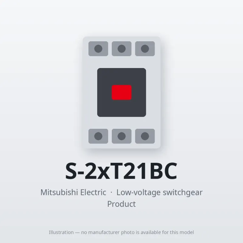 S-2xT21BC Mitsubishi Low-voltage switchgear Magnetic Contactor