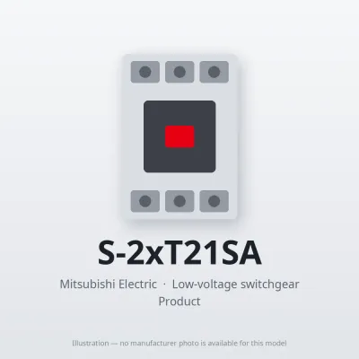 S-2xT21SA Mitsubishi Low-voltage switchgear Magnetic Contactor
