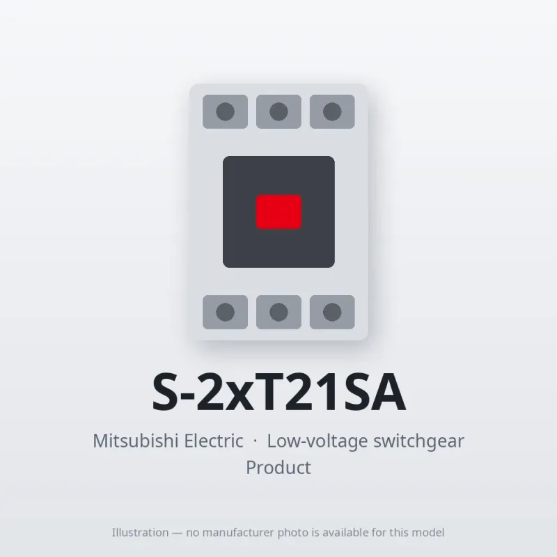 S-2xT21SA Mitsubishi Low-voltage switchgear Magnetic Contactor