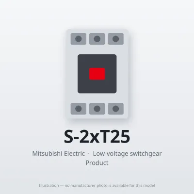 S-2xT25 Mitsubishi Low-voltage switchgear Magnetic Contactor