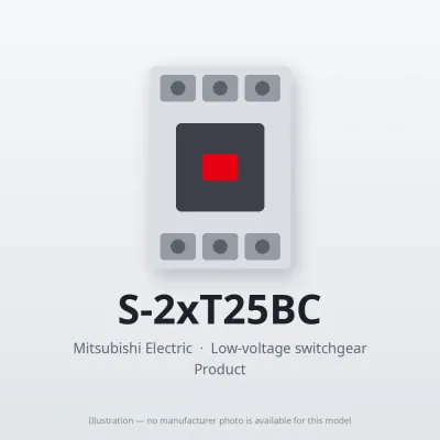 S-2xT25BC Mitsubishi Low-voltage switchgear Magnetic Contactor