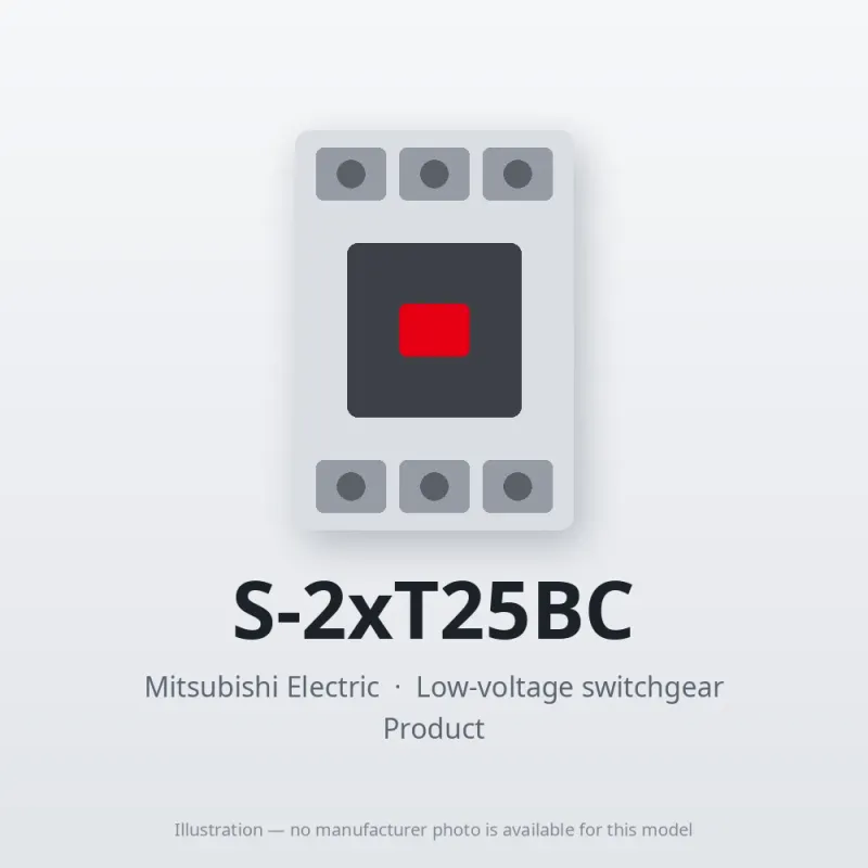 S-2xT25BC Mitsubishi Low-voltage switchgear Magnetic Contactor