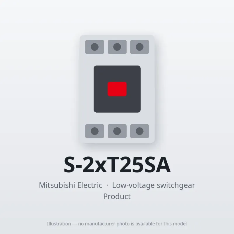 S-2xT25SA Mitsubishi Low-voltage switchgear Magnetic Contactor
