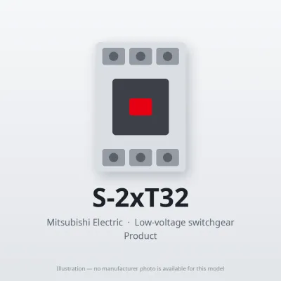 S-2xT32 Mitsubishi Low-voltage switchgear Magnetic Contactor