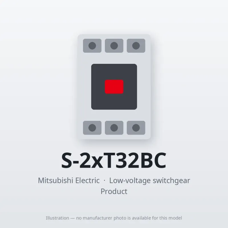 S-2xT32BC Mitsubishi Low-voltage switchgear Magnetic Contactor