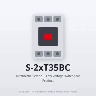 S-2xT35BC Mitsubishi Low-voltage switchgear Magnetic Contactor