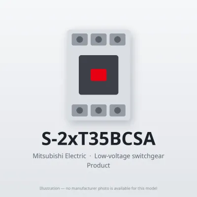 S-2xT35BCSA Mitsubishi Low-voltage switchgear Magnetic Contactor