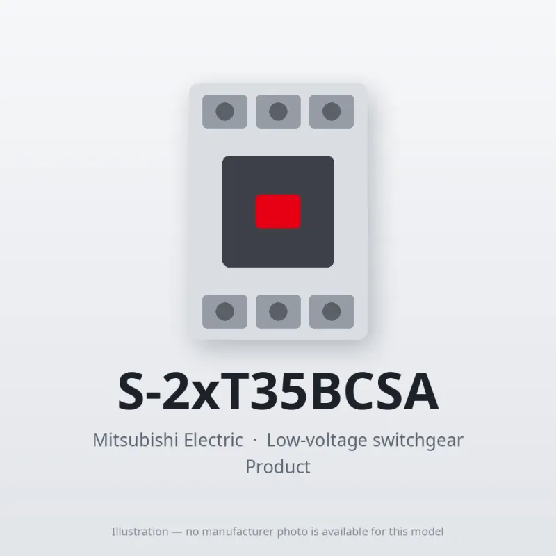 S-2xT35BCSA Mitsubishi Low-voltage switchgear Magnetic Contactor