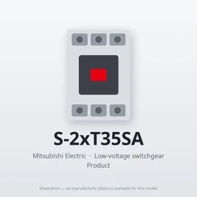 S-2xT35SA Mitsubishi Low-voltage switchgear Magnetic Contactor
