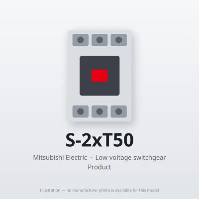 S-2xT50 Mitsubishi Low-voltage switchgear Magnetic Contactor