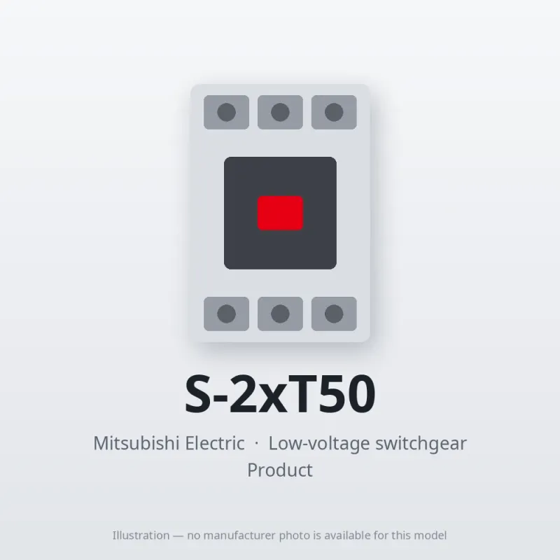 S-2xT50 Mitsubishi Low-voltage switchgear Magnetic Contactor
