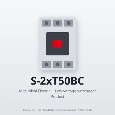 S-2xT50BC Mitsubishi Low-voltage switchgear Magnetic Contactor