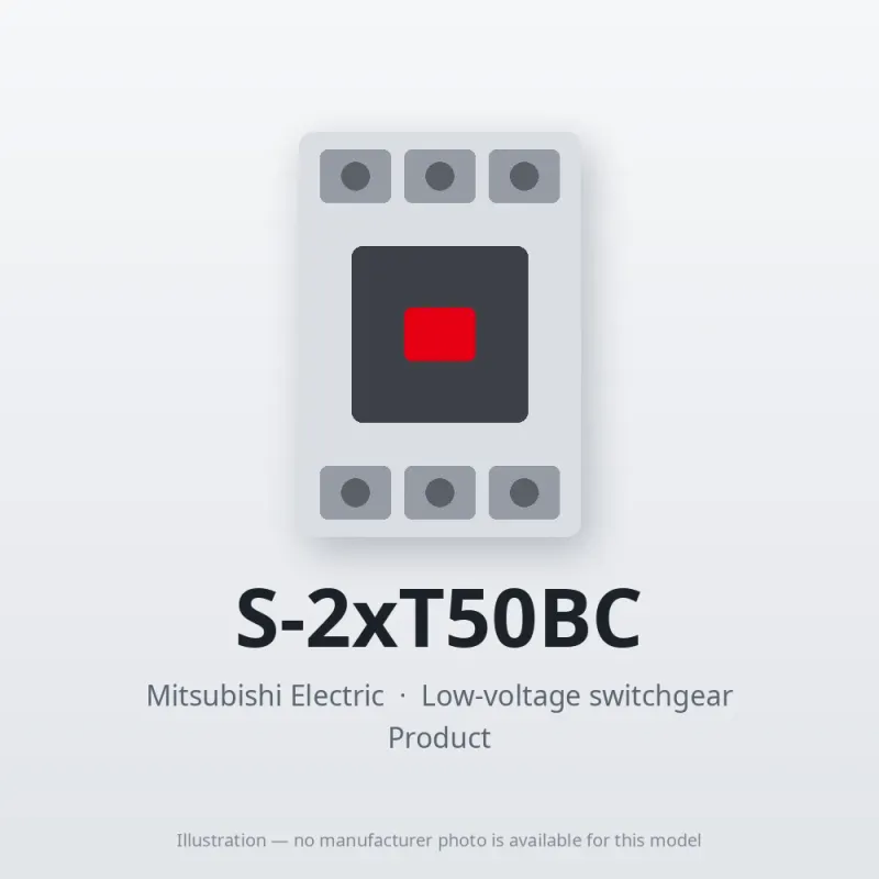 S-2xT50BC Mitsubishi Low-voltage switchgear Magnetic Contactor