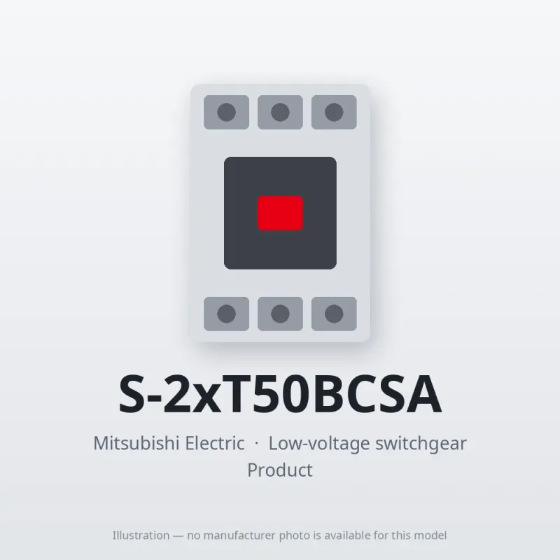 S-2xT50BCSA Mitsubishi Low-voltage switchgear Magnetic Contactor