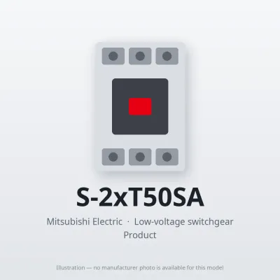 S-2xT50SA Mitsubishi Low-voltage switchgear Magnetic Contactor