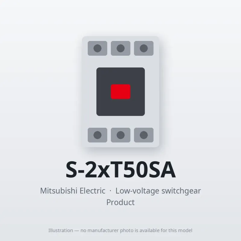 S-2xT50SA Mitsubishi Low-voltage switchgear Magnetic Contactor