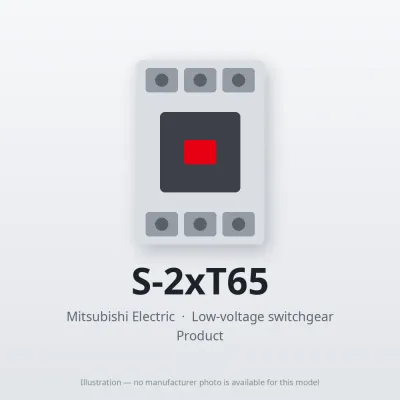 S-2xT65 Mitsubishi Low-voltage switchgear Magnetic Contactor