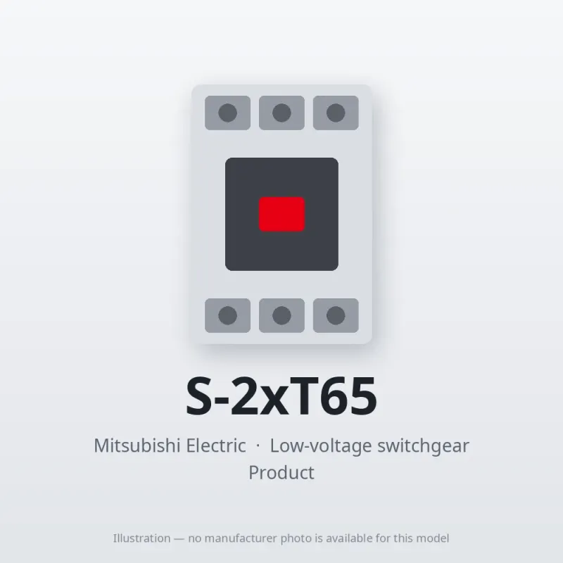 S-2xT65 Mitsubishi Low-voltage switchgear Magnetic Contactor