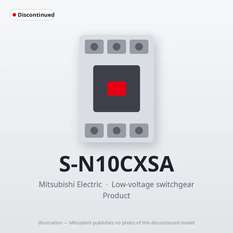S-N10CXSA Mitsubishi Low-voltage switchgear Magnetic Contactor