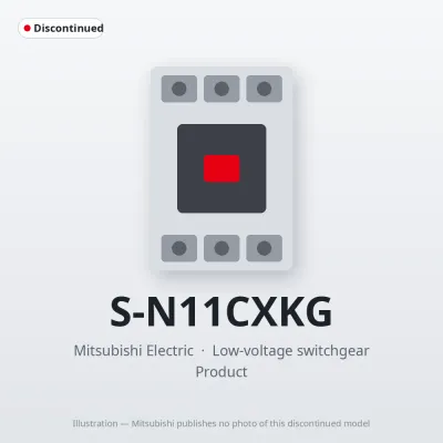 S-N11CXKG Mitsubishi Low-voltage switchgear Magnetic Contactor