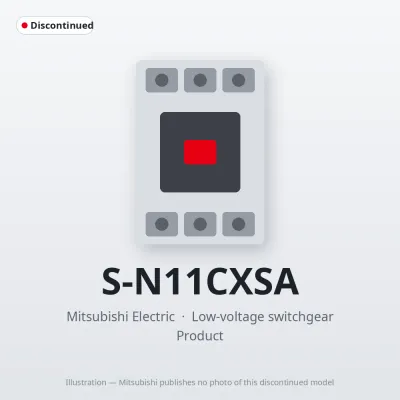 S-N11CXSA Mitsubishi Low-voltage switchgear Magnetic Contactor