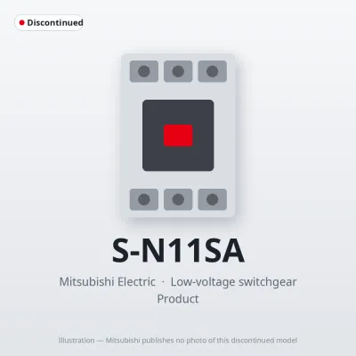 S-N11SA Mitsubishi Low-voltage switchgear Magnetic Contactor