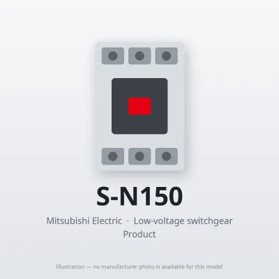 S-N150 Mitsubishi Low-voltage switchgear Magnetic Contactor