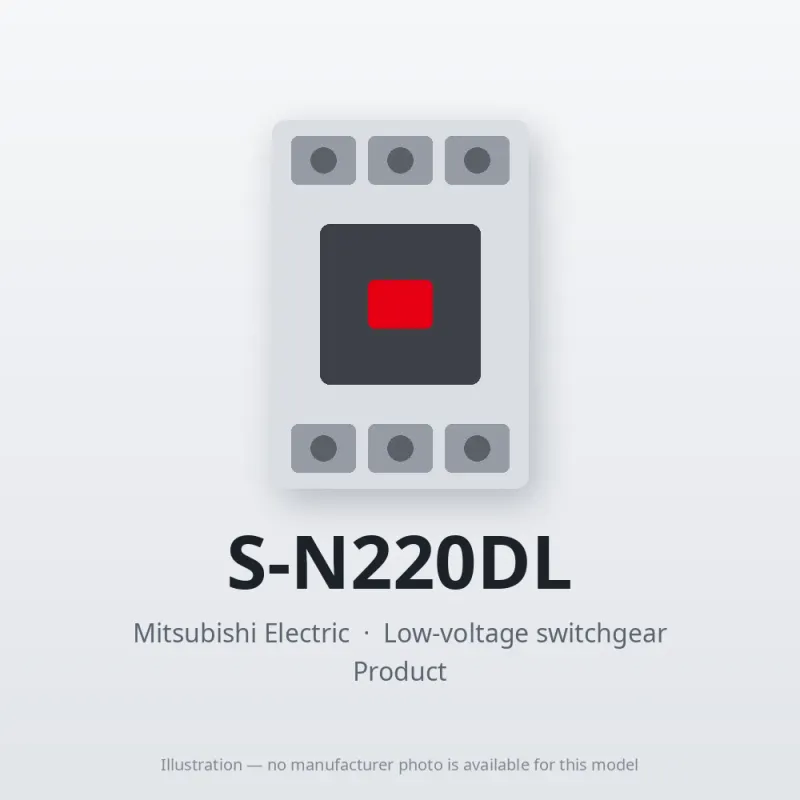 S-N220DL Mitsubishi Low-voltage switchgear Magnetic Contactor